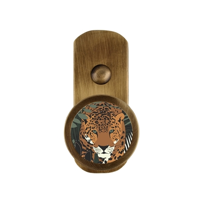 ONEKNOB BROAD WALL HOOK WITH TIGER STICKER FILLER