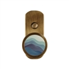 ONEKNOB BROAD WALL HOOK WITH A JAPANESE WAVE PATTERN STICKER FILLER