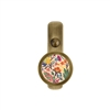 ONEKNOB SLIM WALL HOOK WITH FLORAL STICKER FILLER