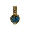 ONEKNOB SLIM WALL HOOK WITH BLUE MARBLE STICKER FILLER
