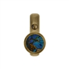 ONEKNOB SLIM WALL HOOK WITH BLUE MARBLE STICKER FILLER