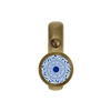 ONEKNOB SLIM WALL HOOK WITH BLUE FLORAL STICKER FILLER