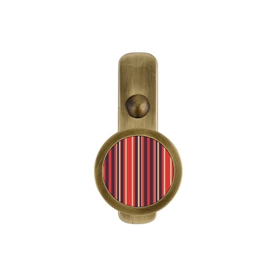 ONEKNOB SLIM WALL HOOK WITH COLORFUL STRIPES STICKER FILLER