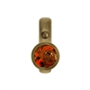 ONEKNOB SLIM WALL HOOK WITH RED MARBLE STICKER FILLER