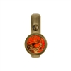 ONEKNOB SLIM WALL HOOK WITH RED MARBLE STICKER FILLER
