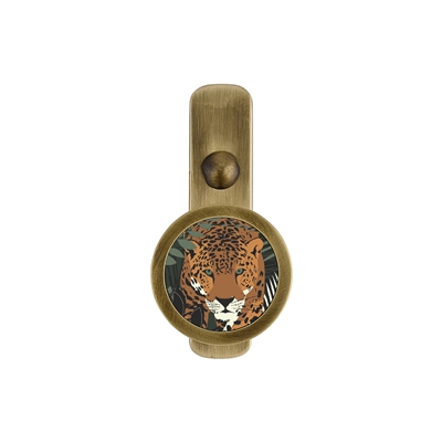 ONEKNOB SLIM WALL HOOK WITH TIGER STICKER FILLER