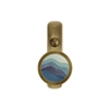 ONEKNOB SLIM WALL HOOK WITH A JAPANESE WAVE PATTERN STICKER FILLER