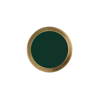 EMERALD GREEN LAMINATE CABINET KNOB