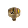 ONEKNOB WITH YELLOW STONE FILLER