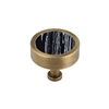 ONEKNOB WITH BLACK STONE FILLER