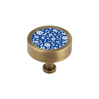 ONEKNOB WITH BLUE FLORAL PRINT FILLER