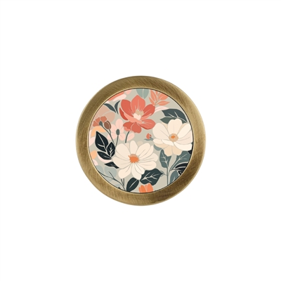 ONEKNOB WITH FLORAL PRINT FILLER
