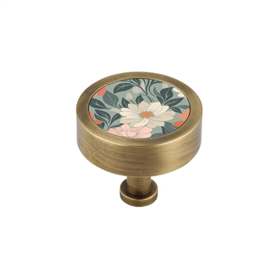 ONEKNOB WITH FLORAL STICKER FILLER