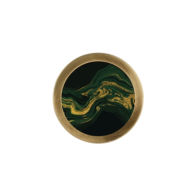 ONEKNOB WITH GREEN MARBLE PRINT FILLER