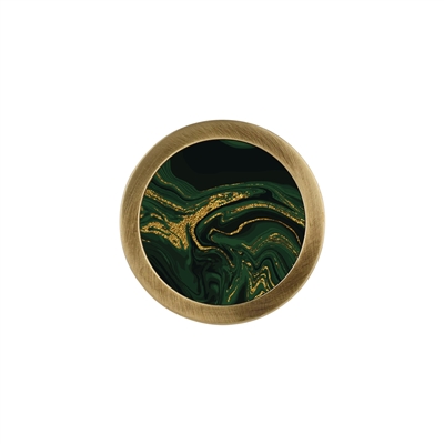 ONEKNOB WITH GREEN MARBLE PRINT FILLER