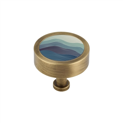 ONEKNOB WITH A JAPANESE WAVE PATTERN STICKER FILLER