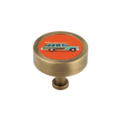 CAR PRINT CABINET KNOB