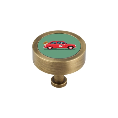 CAR PRINT CABINET KNOB