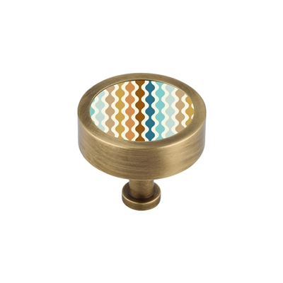 ONEKNOB WITH A RETRO PATTERN PRINT FILLER