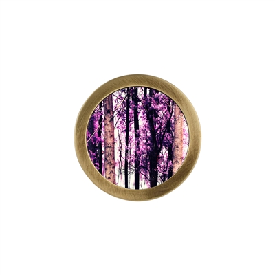 ONEKNOB WITH A PURPLE FOREST PRINT FILLER