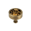 ONEKNOB WITH A GOLD FOLIAGE PRINT FILLER