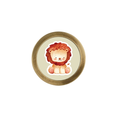 ONEKNOB WITH BABY ANIMAL SAFARI PRINT FILLER