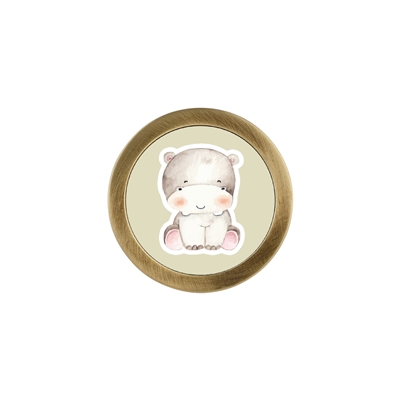 ONEKNOB WITH BABY ANIMAL SAFARI PRINT FILLER