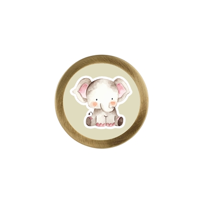 ONEKNOB WITH BABY ANIMAL SAFARI PRINT FILLER