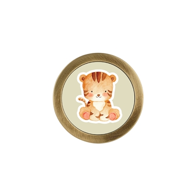 ONEKNOB WITH BABY ANIMAL SAFARI PRINT FILLER