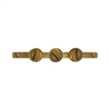 ONEKNOB HOOK RACK WITH YELLOW STONE FILLER