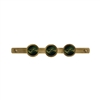 ONEKNOB HOOK RACK WITH GREEN MARBLE PRINT FILLER