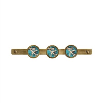 ONEKNOB HOOK RACK WITH AIRPLANE STICKER FILLER