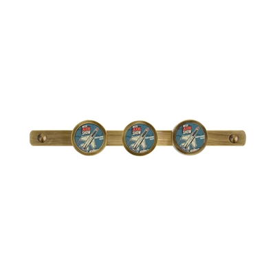 ONEKNOB HOOK RACK WITH AIRPLANE STICKER FILLER