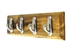 Wooden Hook Rack (Four Hooks)