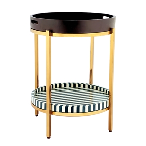 Stainless Steel Frame End Table