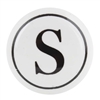 Alphabet S Ceramic Knob