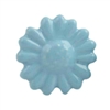 Charming ceramic knob in a soothing blue color. This flower shaped knob is delicate and will add cottage feel to your home.