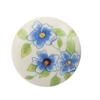 Blue Poppy Ceramic Drawer Knob