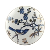 Blue Bird Golden Berry Ceramic Floral Drawer Knob