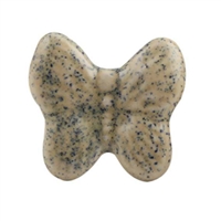 Beige Butterfly Ceramic Drawer Knob