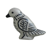 Black White  Bird Ceramic Cabinet Knob