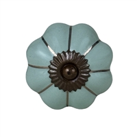 Pistachio Green Ceramic Cabinet Knob