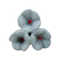 White Flower Ceramic Cabinet Knob
