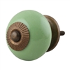 Green Ceramic Cabinet Knob