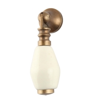 Cream Drop Ceramic Cabinet Knob