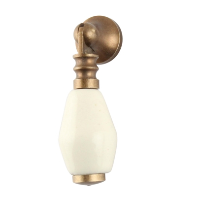 Cream Drop Ceramic Cabinet Knob