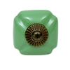Solid Green Ceramic Cabinet Knob