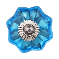 Clear Melon Glass Cabinet Knob