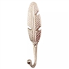 Silver Feather Wall Hook