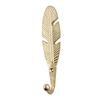 Gold Feather Wall Hook